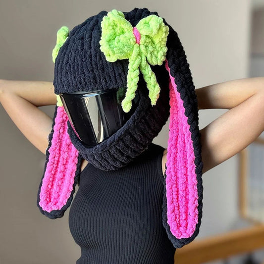 π° Ride in Style: Neon Bunny Helmet Kawaii Collection