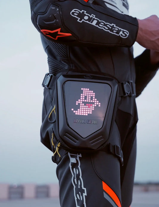 🏍️ Rider's LED Leg Bag Display