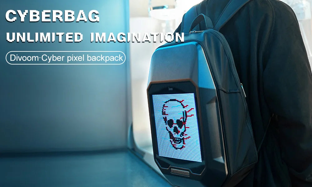 ⚡ Divoom Cyberbag Pixel LED Backpack Display - 🎒
