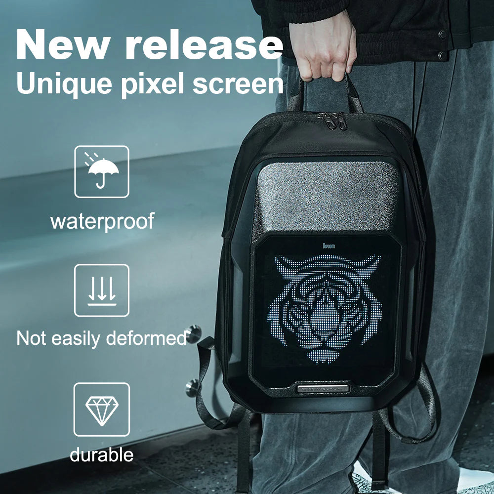 ⚡ Divoom Cyberbag Pixel LED Backpack Display - 🎒
