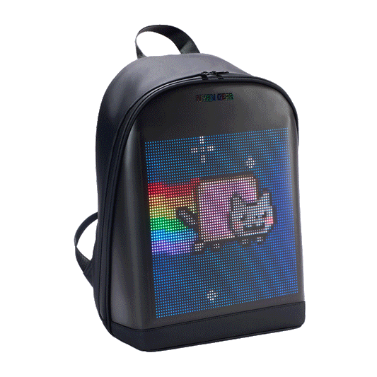 🎒 Biker's Night Glow - LED Display Backpack