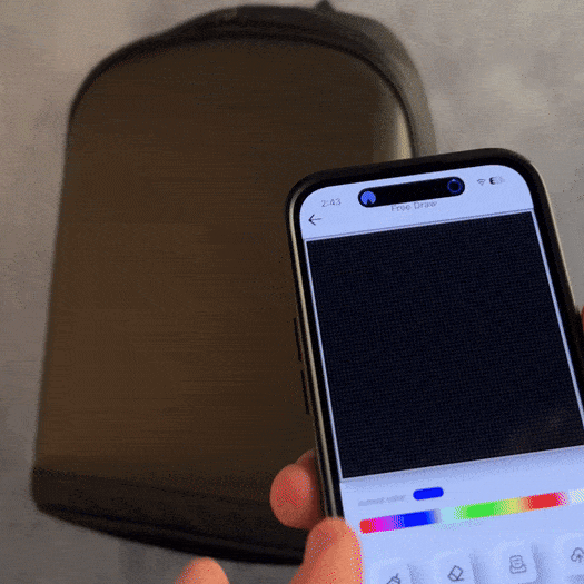 🎒 Biker's Night Glow - LED Display Backpack